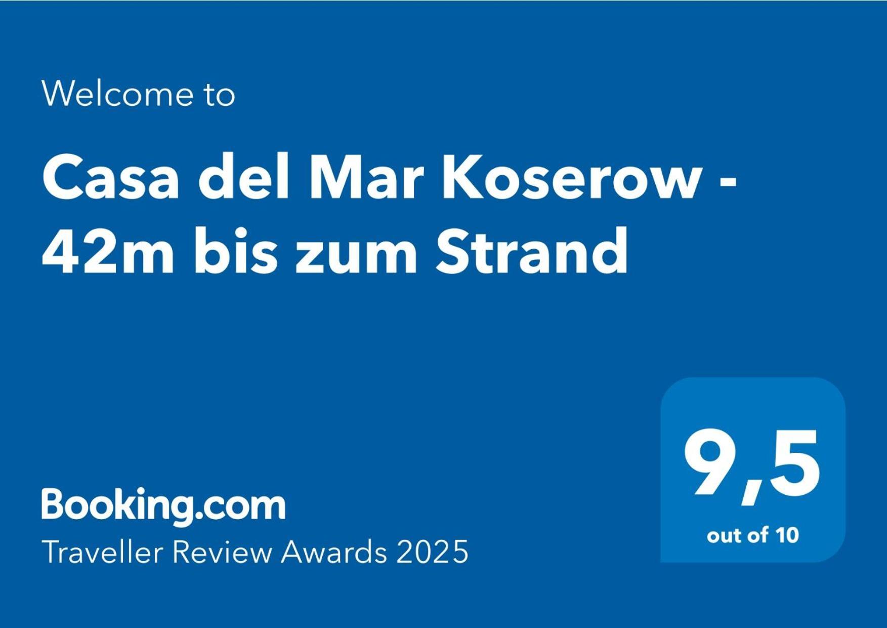 Casa del Mar Koserow - 42m bis zum Strand Exterior foto